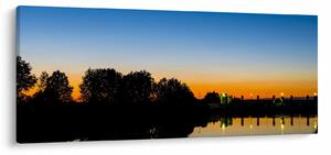 Tablou cu apus de soare (120x50 cm)