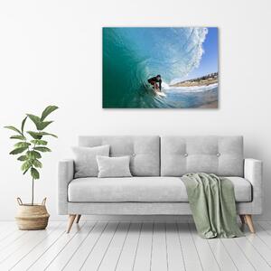 Tablou canvas Surfer pe val