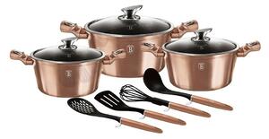 Berlinger Haus 10-Piece Pot Set Rosegold MetallicLine