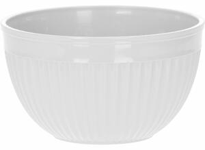Bol din plastic cu nervuri, 2 l, crem