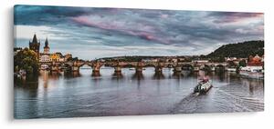 Tablou cu Vltava (120x50 cm)