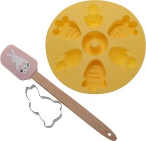 Set de copt La Cucina Paște 3 buc , galben