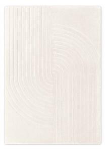 Covor crem țesut manual din lână 160x230 cm Arcura – Vikosa