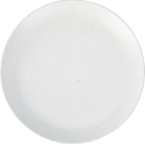Farfurie de desert din gresie Stone, 21,5 cm, alb
