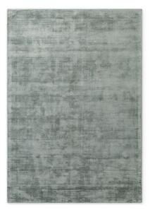 Covor albastru deschis țesut manual din viscoză 80x150 cm Noemi – Vikosa