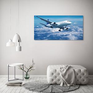 Imprimare tablou canvas Avionul în nori