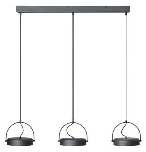 Osram - Lustră LED suspendată pe cablu DECOR PUCK, 3 x LED, 12 W, 230 V, CRI 90, negru