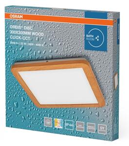 Osram - Plafonieră LED pentru baie ORBIS DISC LED/22W/230V 30x30 cm IP44 maro