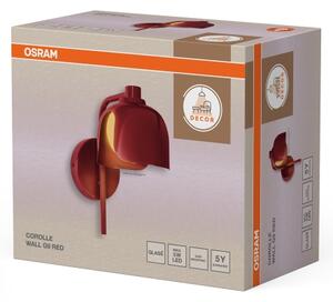 Osram - Aplică de perete DECOR COROLLE 1xG9/20W/230V roșie