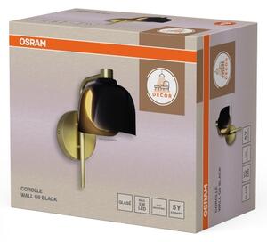 Osram - Lampă de perete DECOR COROLLE 1xG9/20W/230V neagră/aurie