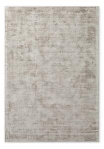 Covor gri țesut manual din viscoză 120x180 cm Noemi – Vikosa