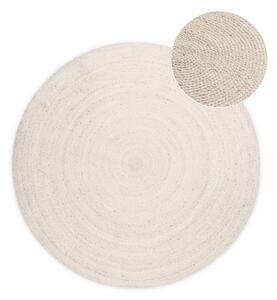 Covor crem reversibil/țesut manual rotund din iută ø 100 cm Braided – Hanse Home