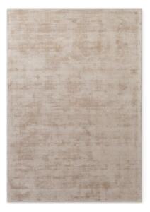 Covor bej țesut manual din viscoză 80x150 cm Noemi – Vikosa