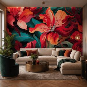 Tapet Crini, Fototapet Flori, w05675 : Uwalls.ro