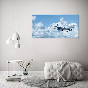 Pictură pe pânză Avionul în cer