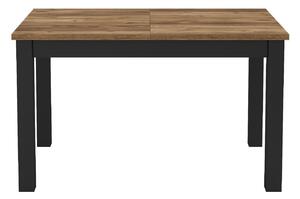 Masă Tornua 111Molid închis, Negru mat, 8x9x13cm, ExtensieExtensie, PAL laminat, PAL laminat