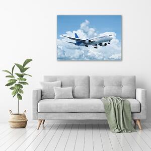 Pictură pe pânză Avionul în cer