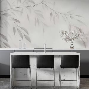 Tapet O ramură de copac, Fototapet Natură, Fototapet Frunze, w05682 : Uwalls.ro