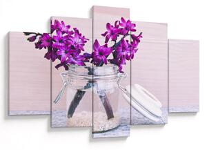 Tablou cu flori violete (150x105 cm)