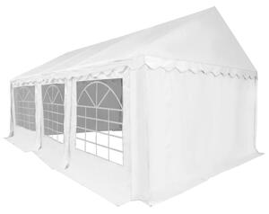 Pavilion de grădină, alb, 4 x 6 m, PVC