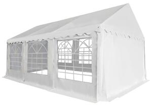 Pavilion grădină, alb, 4 x 6 m, PVC
