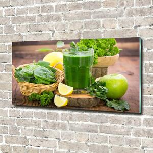 Fotografie imprimată pe sticlă cocktail verde