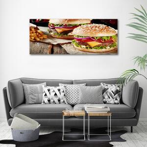 Print pe canvas hamburgeri
