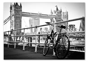 Tablou sticlă Biciclete de la Londra