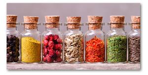 Imagine de sticlă condimente colorate