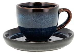 Ceașcă neagră/albastră pentru espresso din ceramică 70 ml Gastro Dark Blue/Black – Bitz