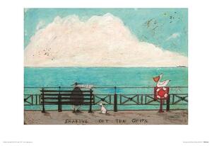 Sam Toft - Sharing Out the Chips Reproducere, Sam Toft, (40 x 30 cm)