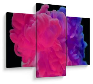 Tablou cu fum colorat (90x60 cm)