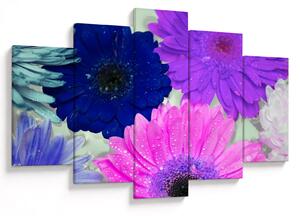 Tablou cu flori colorate (150x105 cm)