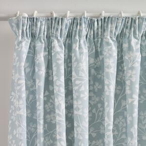 Draperii albastre 2 buc. 229x229 cm Brooke Floral – Catherine Lansfield