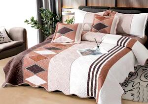 Cuvertura bumbac 100%, 5 piese, pat 2 persoane, 230x250 cm, CB266