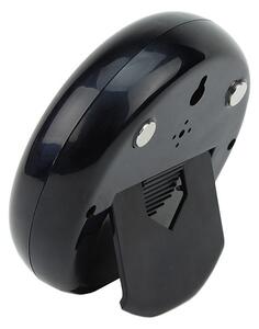 Ceas digital LED cu touchscreen, alarma, temperatura, umiditate, 7.7 cm, negru