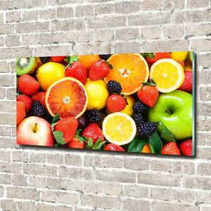 Imagine de sticlă fructe colorate