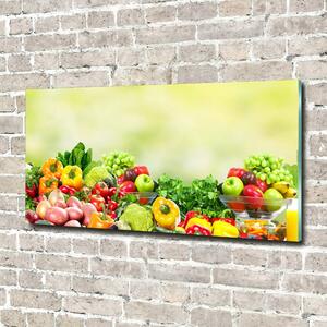Imagine de sticlă Fructe si legume
