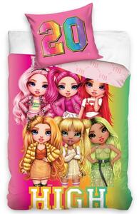 Lenjerie de pat pentru copii Păpușile RainbowHigh Color Style, 140 x 200 cm, 70 x 90 cm