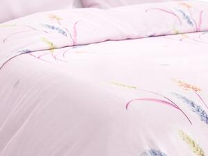 Lenjerie de pat din microfibra Culoare roz DAWSON + husa de perna 40x50 cm gratuit