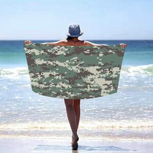 Prosop de plajă cu army model Lățime: 100 cm | Lungime: 180 cm