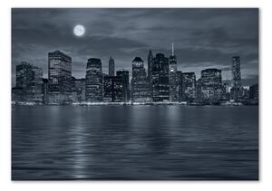 Imagine de sticlă New York, pe timp de noapte