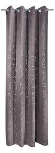 Draperie gri închis 135x245 cm Circles – Sehlbach
