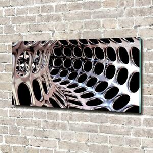 Fotografie imprimată pe sticlă tunel metalic