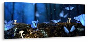 Tablou cu fluturi alabstre (120x50 cm)