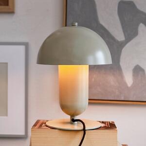 Dyberg Larsen Lampa de masă „Movie”, gri, metal, E27, Gri, Camera de zi / sufragerie, Metal, Design