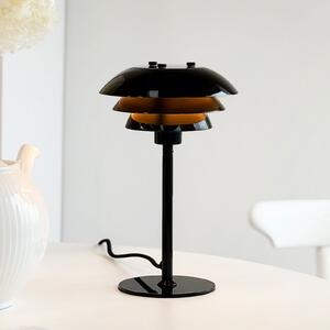 Dyberg Larsen Lampa de masă SIXTEEN, negru, metal, E27, Negru, Camera de zi / sufragerie, Metal, Scandinavă