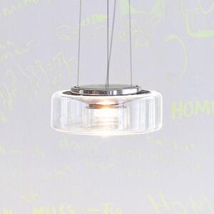 Serien Lighting serien.lighting Curling M Pendul 927 Triac argintiu, reglabil, Metalic, Camera de zi / sufragerie, Sticlă, Modern
