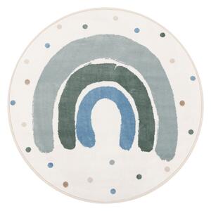 Covor pentru copii verde-fildeș ø100 cm Joyful Mint – FD