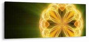 Tablou cu floare galbenă (120x50 cm)